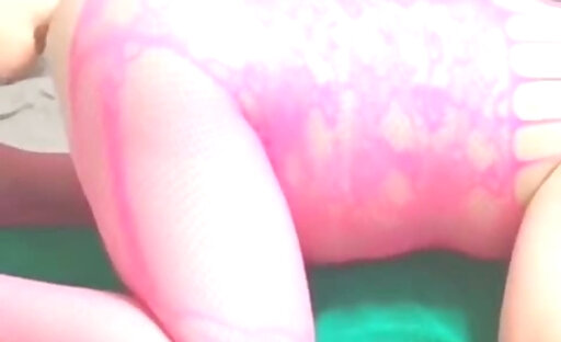 Trap80 , Chubby sissy slut in pink suit gets fucked in white ass by huge dildo