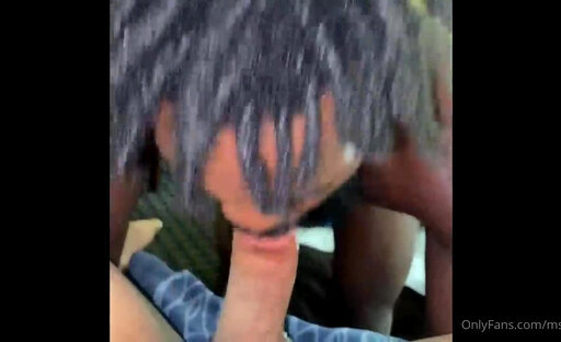 Thick Ebony ts breeds a thick black bussy