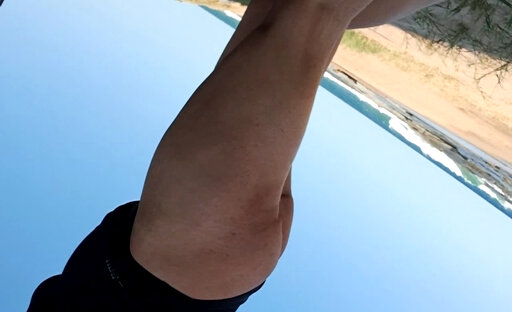 I decided to expose myself and piss in front of everyone at the beach