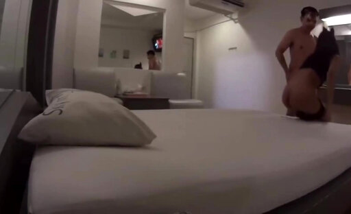 Masked ladyboy erotic session before anal