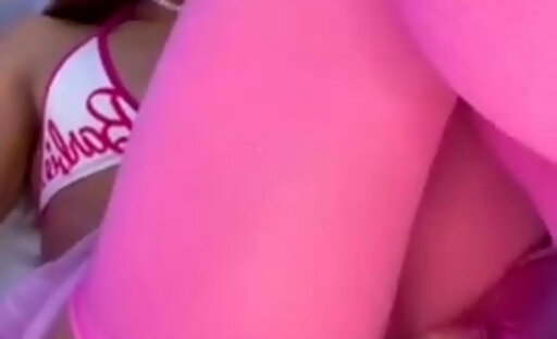 Trans in pink Nylon Mini Compilation