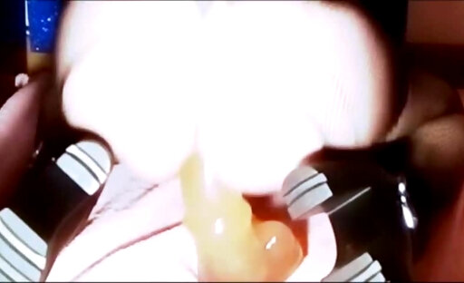 Huge Dildo in the Big Ass of the Transvestite 2