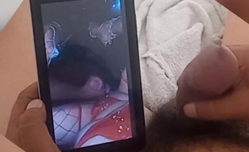 Cell phone sex, let's cum together