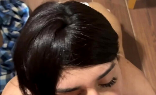 Round Ass Femboy Rides Thick Latino Cock