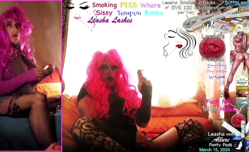 Smoking Sissy Prolapse Anal Slut 2