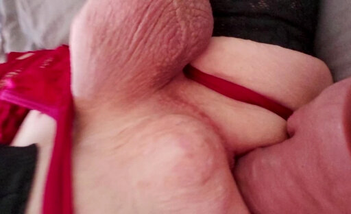 Mmmmmm lipstick covered dildo red of course!