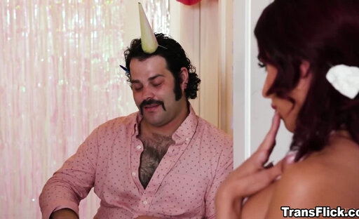 Michael DelRay gets intimate with party goer Avery Lust inside the closet