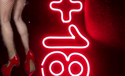 Mini skirt and black pantyhose