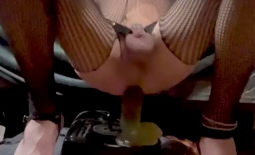 Femboi in heels loves anal