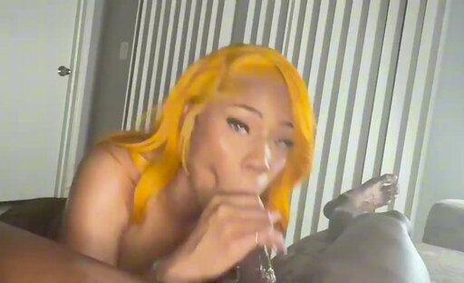 HONEYTHEITGIRL WORSHIPPING PHANTOM STROKES BIG BLACK DICK