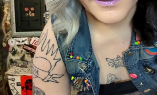 Rude Filthy Punk Slut Sneaks Off Mid-Show to Get Wrecked in the Bathroom ?? (Trans Babe)