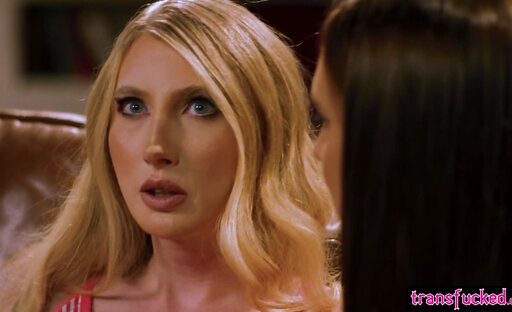Sinful night and rough sex with naughty tranny and big ass Cadence Lux