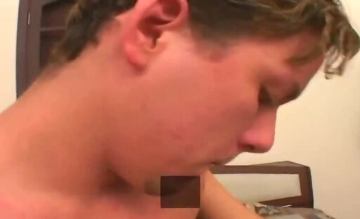 Fishnet lady-boy fucked in the ass