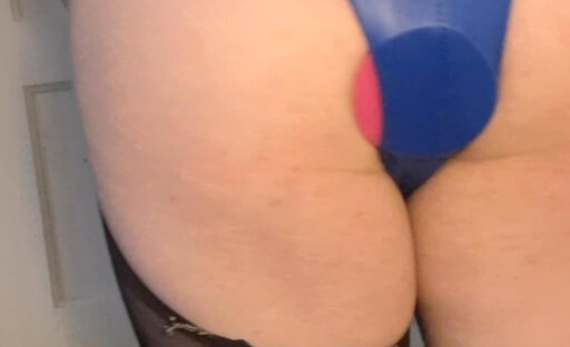 Sexy femboy  dildo play