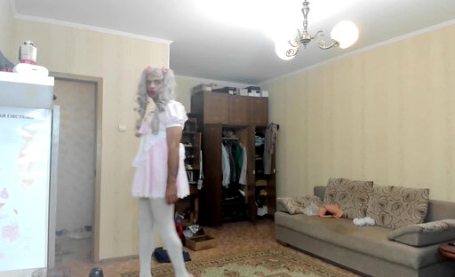 A beautiful bitch in a new dress