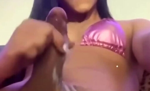 Shemale cum in your face, open your mouth