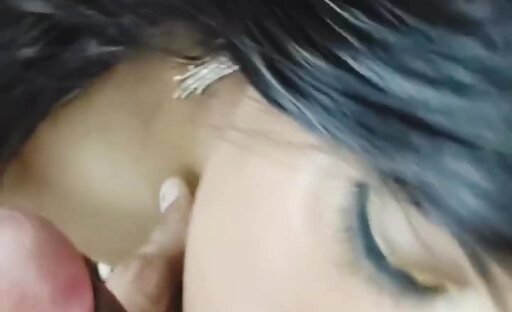 sexy CD Richa Sharma sucking desi black cock