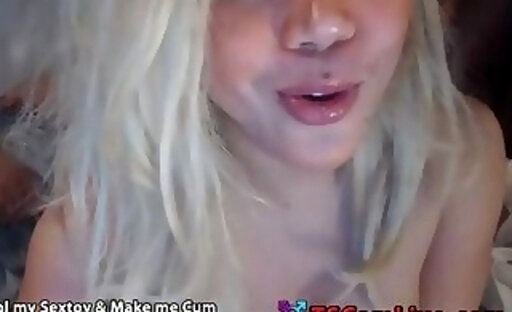 Sexy Blue Eyes blonde SheBabe Webcam Show