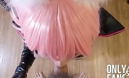 asiatic sissy hentai cosplayer suck my penis she makes