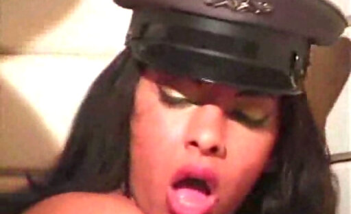 Tranny Police Banged In Doggy Style