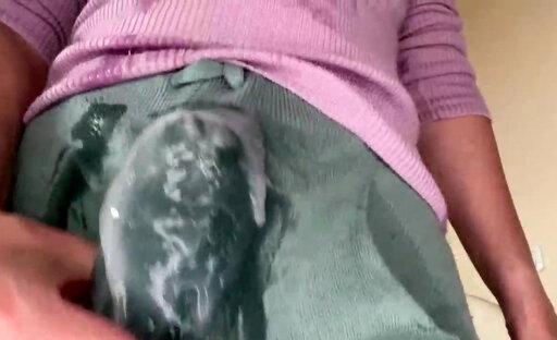 Stepmother with Fat Cock makes Stepson licking her milky Nipples