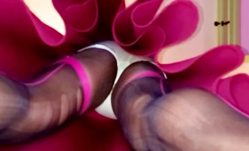 BlueGirl70 Upskirt Ripped Stockings