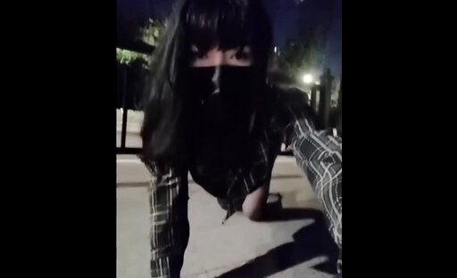 Thai Ladyboy getting Crazy on the Streets Fully Public