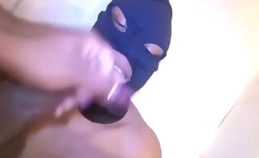 Huge ass black tranny fucks a dude and finishes on his face