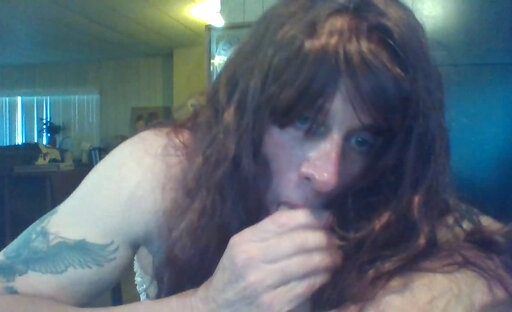 Head on a Dildo
