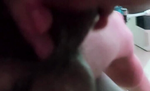 Asian Sissy Jerks and Sucks Daddy's Cock