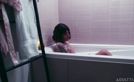 Filthy Femboy Takes A Bubble Bath And A Huge Cock (Enzo Muller & Dante Snoww)