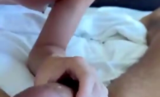 Freaky Petite Trans Cumming While Getting Fucked