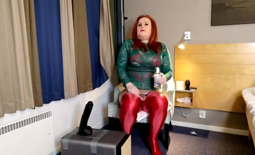 Final Anal dressed in Vinyl and lace