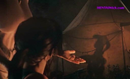 Lara Croft (Tomb Raider) Gets The Biggest Futa Cock From The Camp - 3D Anime