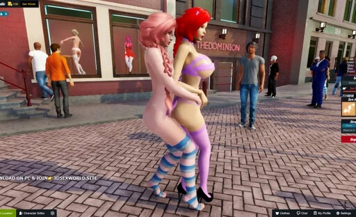 futa 3d  fuck in public, my game's playing