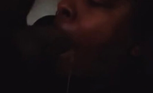 Sucking the biggest dick in the hotel room
