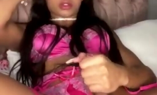 milking her cock
