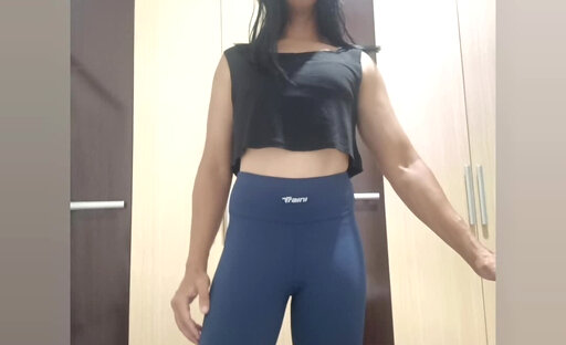 Sakura Nakamura Femboy Legging Gym