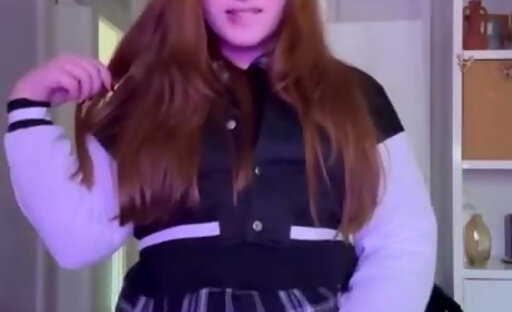 French girl tease