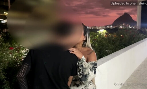 Aylla Gattina brings a guy in her fotel room & fucks him hard