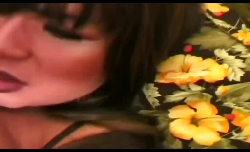 Busty Latina Trans MILF Ass Fucked and Cumshot in Mouth by Huge Vintage Cock