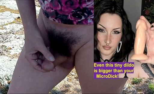 Hairy Pussy MicroPenis Whore cumming