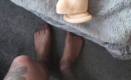 Masturbating