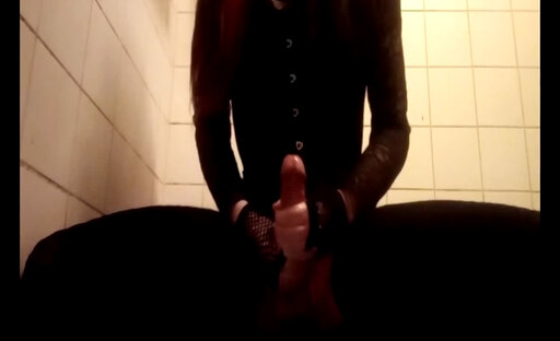 Big Cock Goth Shemale - 2 Huge Cumshots - June 2025