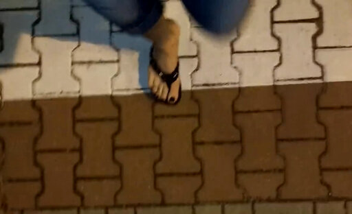 night walk - public crossdressing