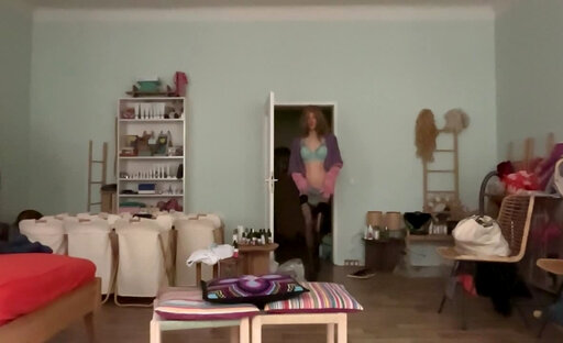 she is a born show-off who loves to perform