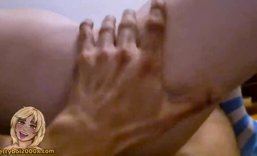 Trans Femboy got their ass widened roughly with a hard dick - prettyboi2000x