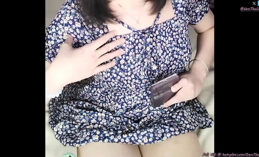 Your doll tgirlfriend Dani gave you a quick footjob after playing a weird game