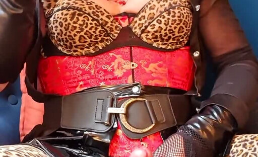 Cock teasing mature crossdresser