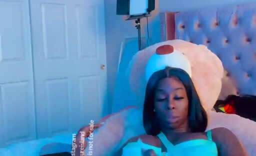 Chyna grinds teddy bear then cums